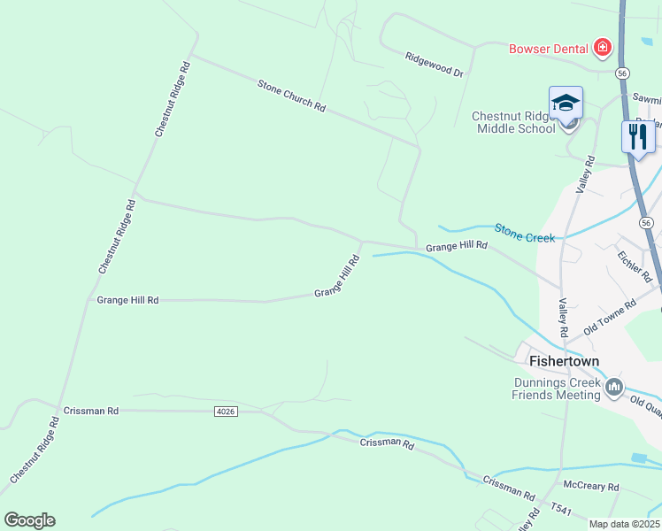 map of restaurants, bars, coffee shops, grocery stores, and more near in Fishertown