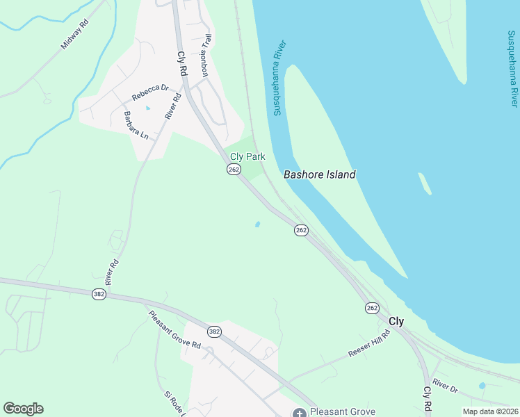 map of restaurants, bars, coffee shops, grocery stores, and more near 945 Cly Road in York Haven