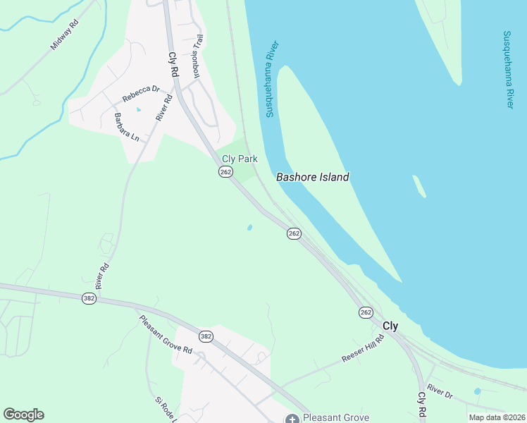 map of restaurants, bars, coffee shops, grocery stores, and more near 945 Cly Road in York Haven