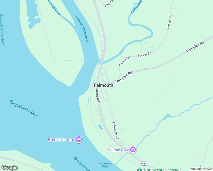 map of restaurants, bars, coffee shops, grocery stores, and more near 209 Falmouth Road in Bainbridge