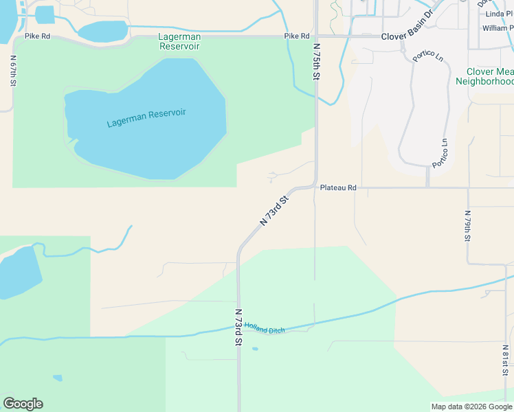 map of restaurants, bars, coffee shops, grocery stores, and more near 8577 North 73rd Street in Longmont