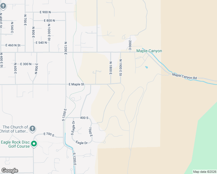 map of restaurants, bars, coffee shops, grocery stores, and more near 1746 East Maple Street in Mapleton