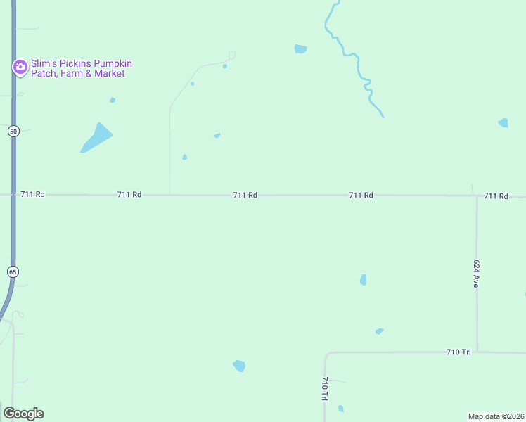 map of restaurants, bars, coffee shops, grocery stores, and more near 62345 711 Road in Pawnee City