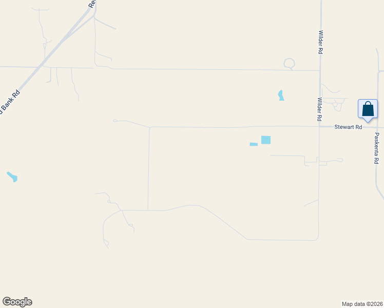 map of restaurants, bars, coffee shops, grocery stores, and more near 20225 Stewart Road in Red Bluff