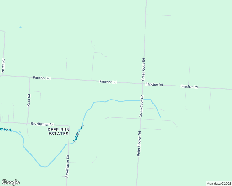 map of restaurants, bars, coffee shops, grocery stores, and more near 14242 Fancher Road in Westerville