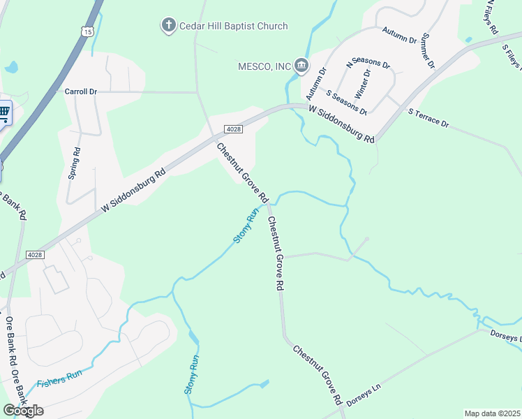 map of restaurants, bars, coffee shops, grocery stores, and more near 250 Chestnut Grove Rd in Dillsburg