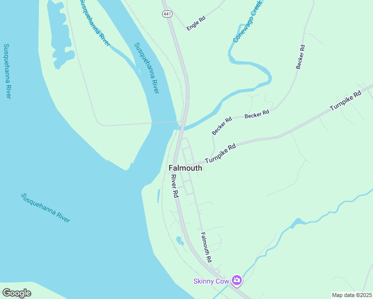 map of restaurants, bars, coffee shops, grocery stores, and more near 223 Falmouth Rd in Bainbridge