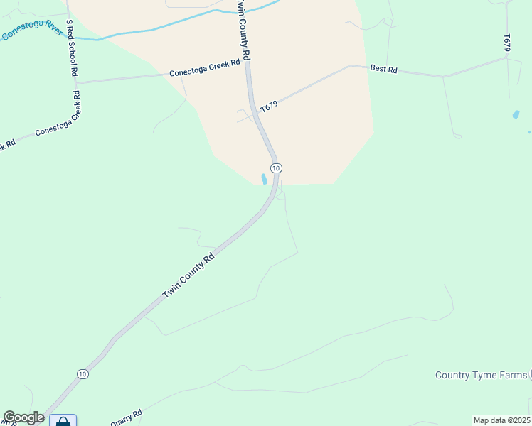 map of restaurants, bars, coffee shops, grocery stores, and more near 58 Twin County Road in Narvon