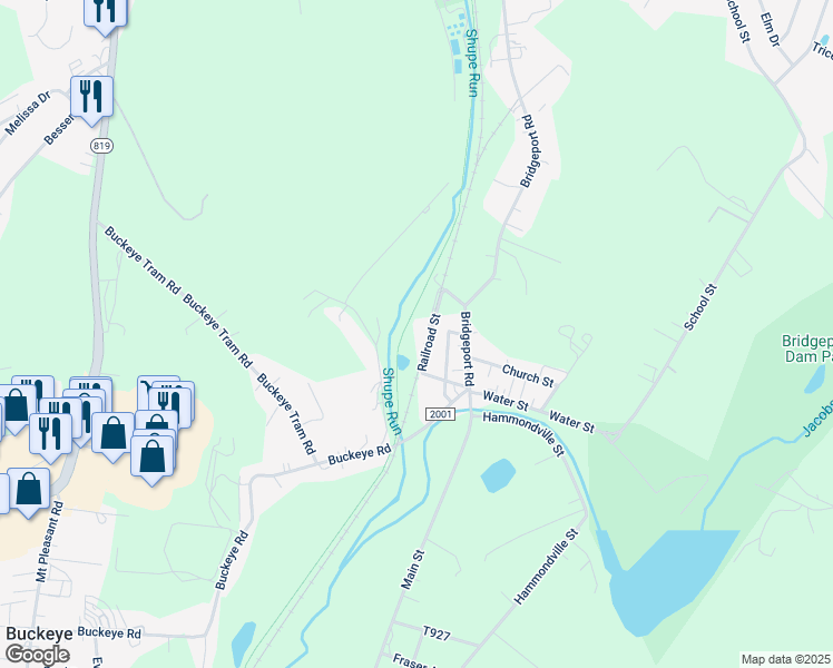 map of restaurants, bars, coffee shops, grocery stores, and more near 124 Track Lane in Mount Pleasant