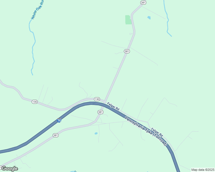 map of restaurants, bars, coffee shops, grocery stores, and more near 1346 Pennsylvania 381 in Stahlstown