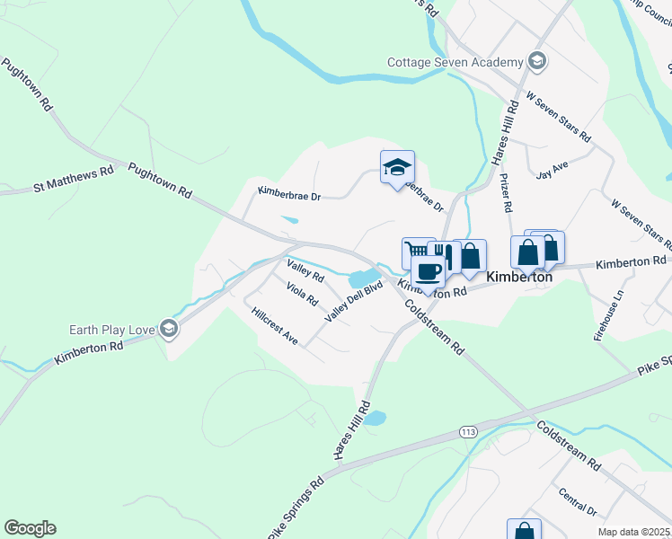 map of restaurants, bars, coffee shops, grocery stores, and more near 29 Valley Road in Phoenixville