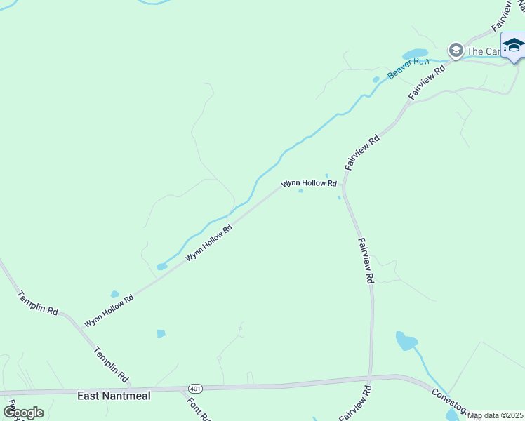 map of restaurants, bars, coffee shops, grocery stores, and more near 252 Wynn Hollow Road in Glenmoore