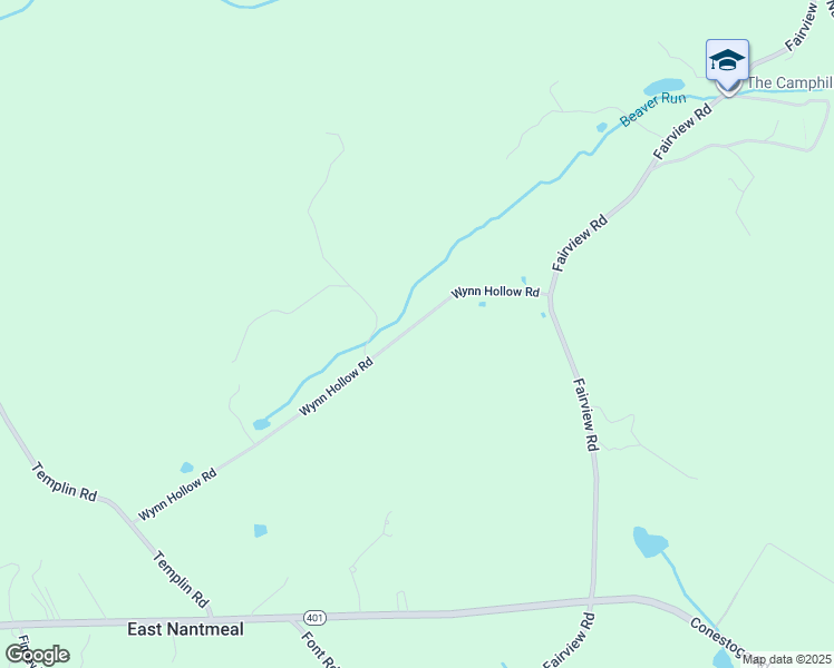 map of restaurants, bars, coffee shops, grocery stores, and more near 252 Wynn Hollow Road in Glenmoore