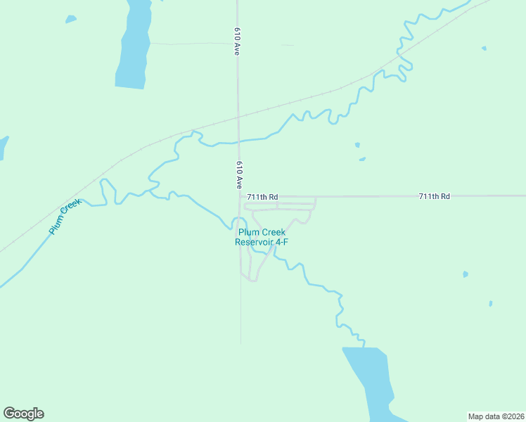 map of restaurants, bars, coffee shops, grocery stores, and more near 711th Road in Pawnee County