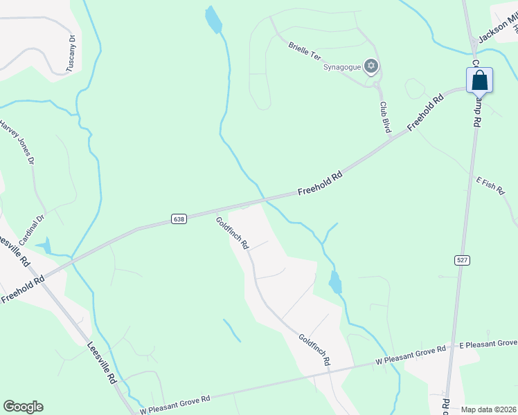 map of restaurants, bars, coffee shops, grocery stores, and more near 209 Freehold Road in Jackson Township
