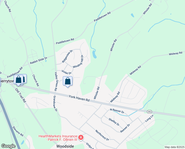 map of restaurants, bars, coffee shops, grocery stores, and more near 895 Whisler Road in Goldsboro