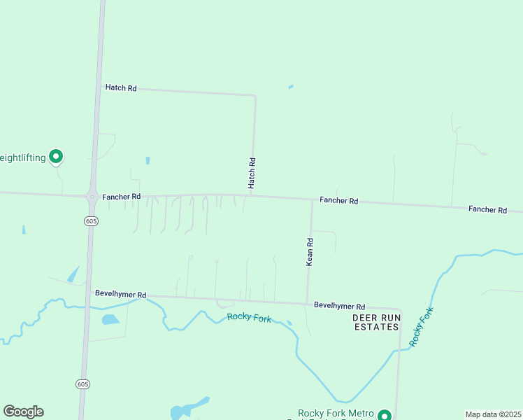 map of restaurants, bars, coffee shops, grocery stores, and more near 13274 Fancher Road in Westerville