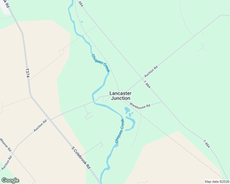 map of restaurants, bars, coffee shops, grocery stores, and more near 622 Auction Road in Manheim