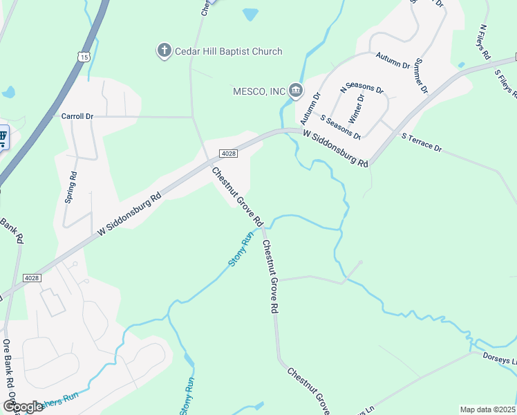 map of restaurants, bars, coffee shops, grocery stores, and more near 223 Chestnut Grove Road in Dillsburg