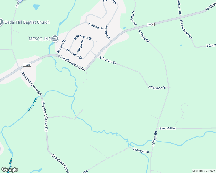 map of restaurants, bars, coffee shops, grocery stores, and more near 19 South Terrace Drive in Dillsburg
