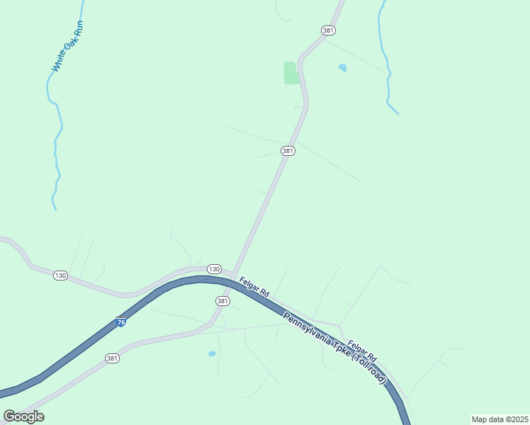 map of restaurants, bars, coffee shops, grocery stores, and more near 1346 Pennsylvania 381 in Stahlstown