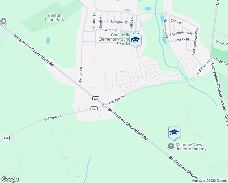 map of restaurants, bars, coffee shops, grocery stores, and more near 86 Applegate Way in Chesterfield Township