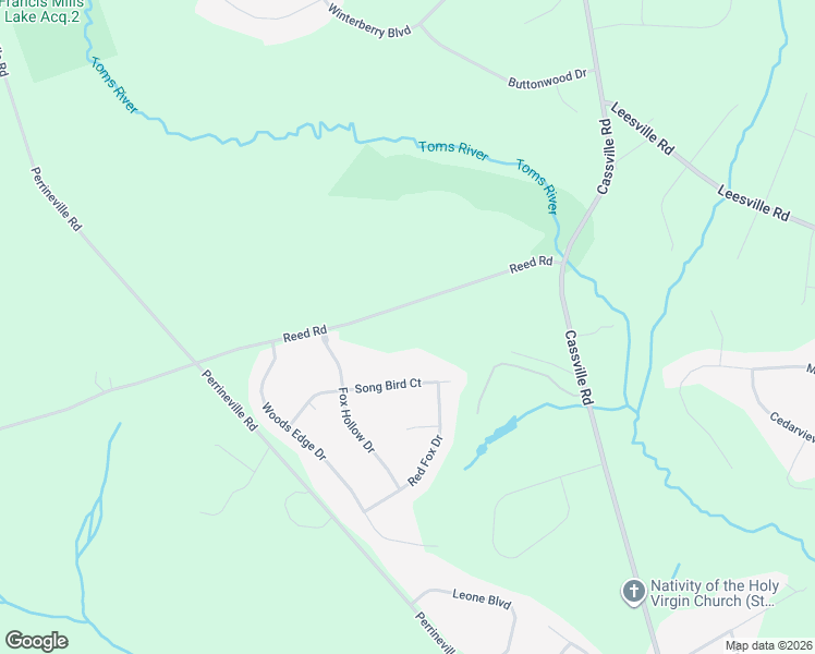 map of restaurants, bars, coffee shops, grocery stores, and more near 615 Reed Road in Jackson Township