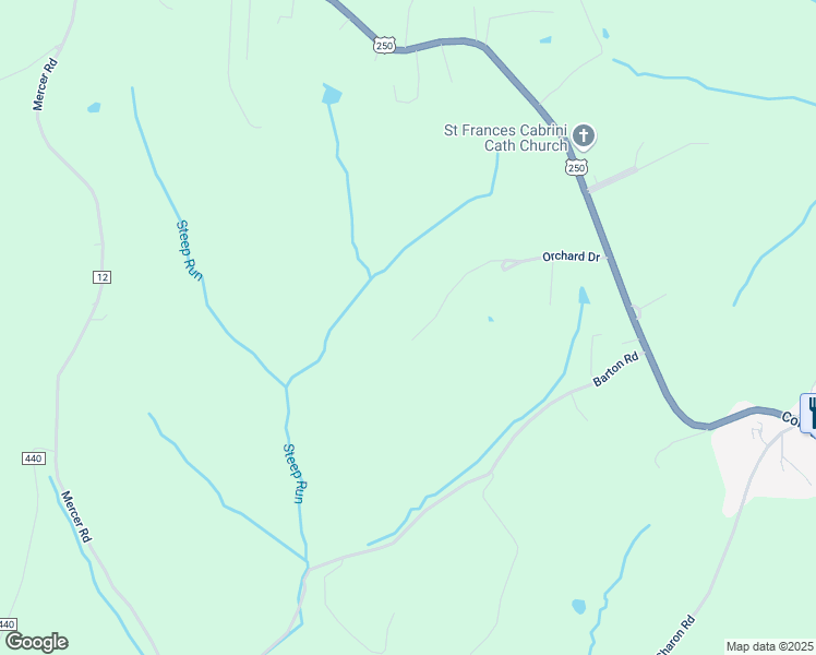map of restaurants, bars, coffee shops, grocery stores, and more near 52733 Orchard Drive in Colerain