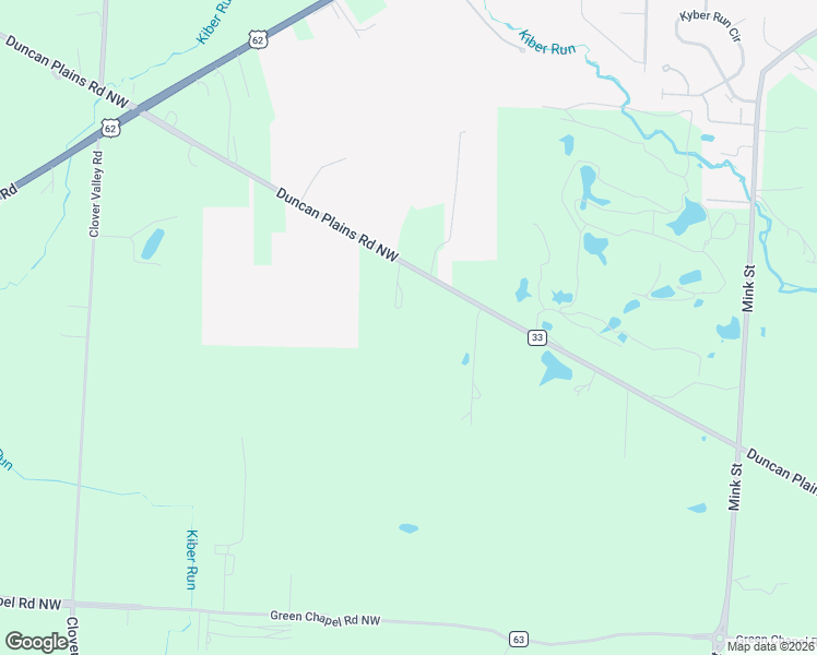map of restaurants, bars, coffee shops, grocery stores, and more near 11577 Duncan Plains Road Northwest in Johnstown