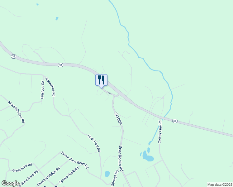 map of restaurants, bars, coffee shops, grocery stores, and more near 3 Mile Lane in Mount Pleasant