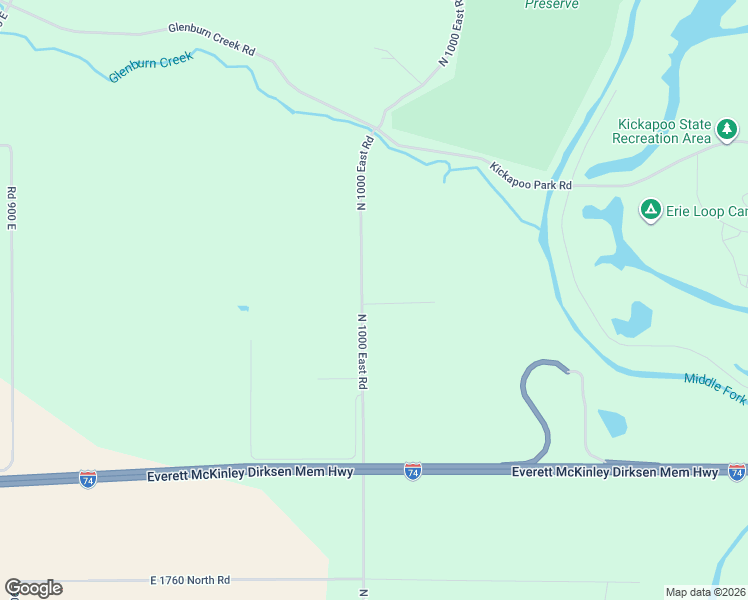 map of restaurants, bars, coffee shops, grocery stores, and more near 10000-10198 East 1815 North Road in Oakwood