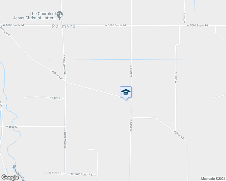 map of restaurants, bars, coffee shops, grocery stores, and more near 1568 Palmyra Drive in Spanish Fork