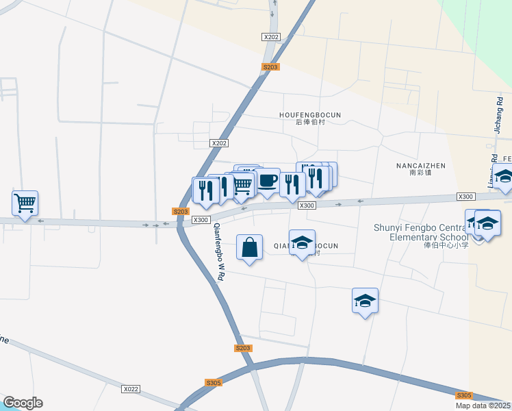 map of restaurants, bars, coffee shops, grocery stores, and more near in 
