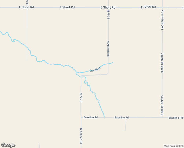 map of restaurants, bars, coffee shops, grocery stores, and more near 152 North 750 East in Waynetown