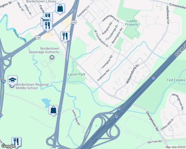 25 Road, Bordentown NJ Walk Score