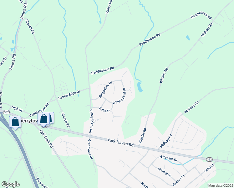 map of restaurants, bars, coffee shops, grocery stores, and more near 45 Ashton Drive in Goldsboro