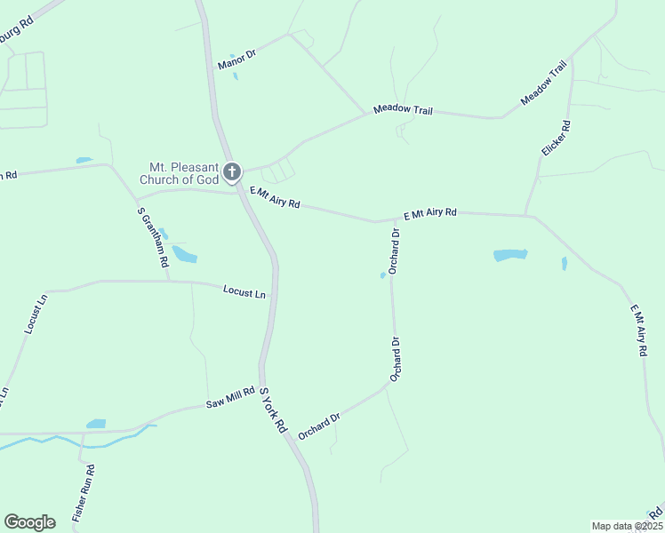 map of restaurants, bars, coffee shops, grocery stores, and more near 241 South York Road in Dillsburg