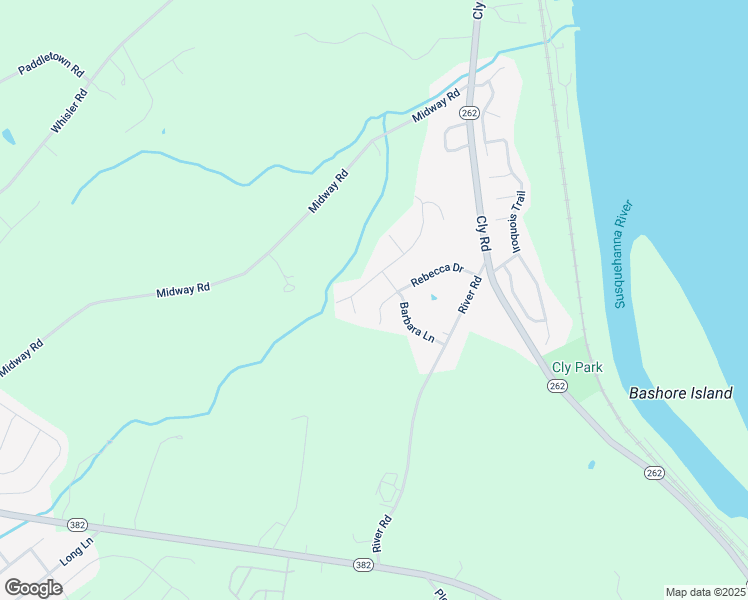 map of restaurants, bars, coffee shops, grocery stores, and more near 125 Rebecca Dr in York Haven