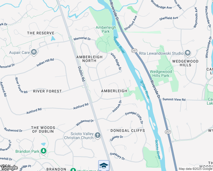 map of restaurants, bars, coffee shops, grocery stores, and more near 8255 Inistork Ct in Dublin
