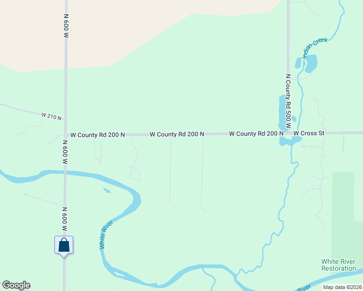 map of restaurants, bars, coffee shops, grocery stores, and more near 1958 North Co Road 550 West in Anderson