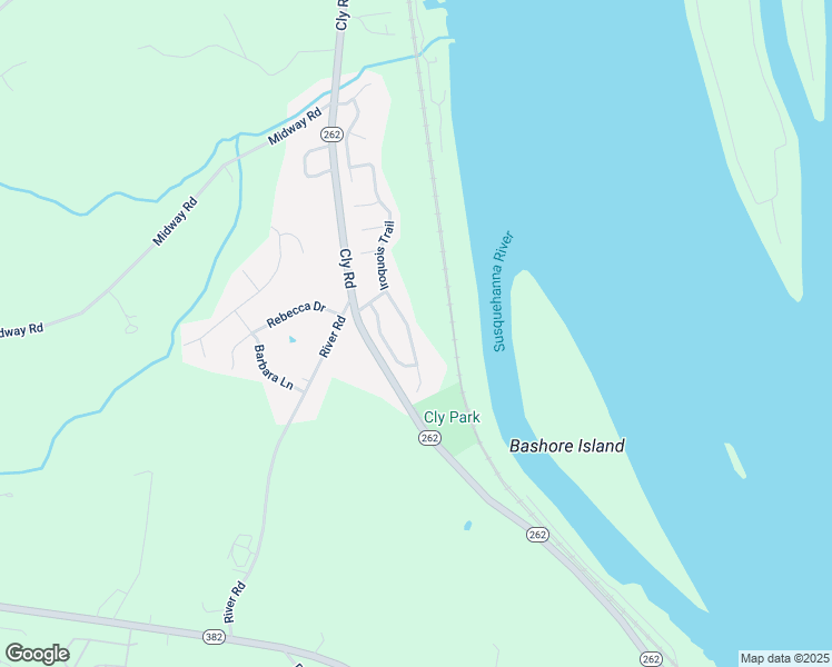 map of restaurants, bars, coffee shops, grocery stores, and more near 255 Iroquois Trail in York Haven