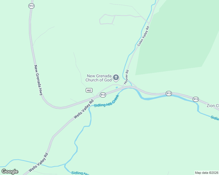 map of restaurants, bars, coffee shops, grocery stores, and more near 1439 New Grenada Highway in Waterfall