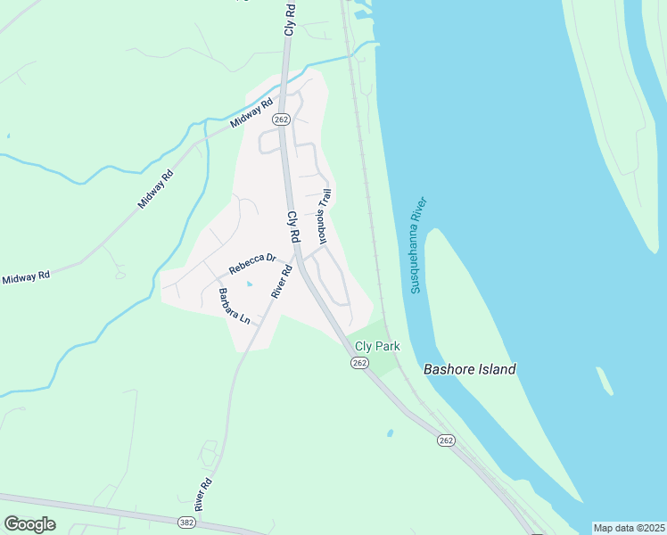 map of restaurants, bars, coffee shops, grocery stores, and more near 230 Iroquois Trail in York Haven