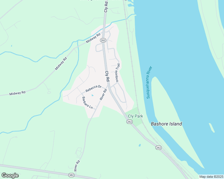 map of restaurants, bars, coffee shops, grocery stores, and more near 705 Cly Road in York Haven