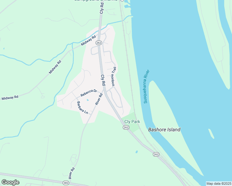map of restaurants, bars, coffee shops, grocery stores, and more near 220 Iroquois Trail in York Haven