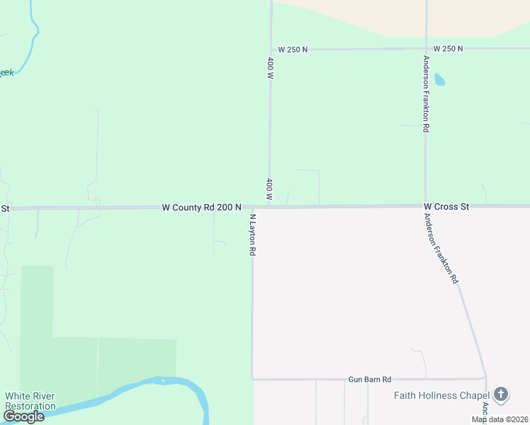 map of restaurants, bars, coffee shops, grocery stores, and more near 4362 West 200 North in Anderson