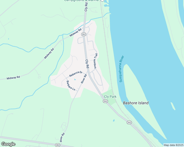 map of restaurants, bars, coffee shops, grocery stores, and more near 10 Apache Trail in York Haven
