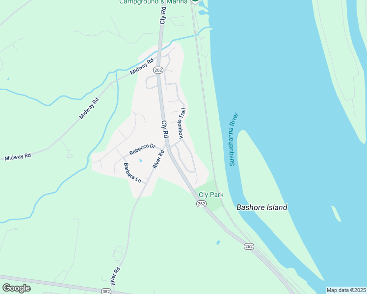 map of restaurants, bars, coffee shops, grocery stores, and more near 215 Iroquois Trail in York Haven