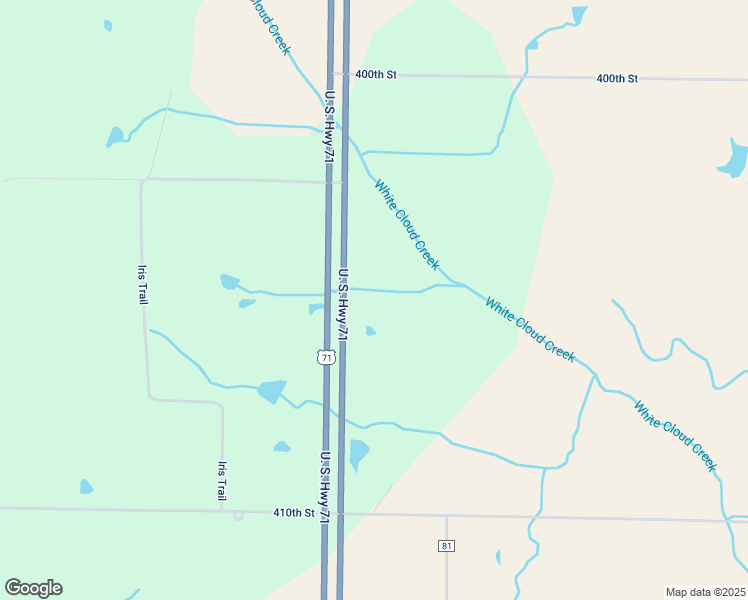 map of restaurants, bars, coffee shops, grocery stores, and more near 40435 U.S. 71 in Barnard