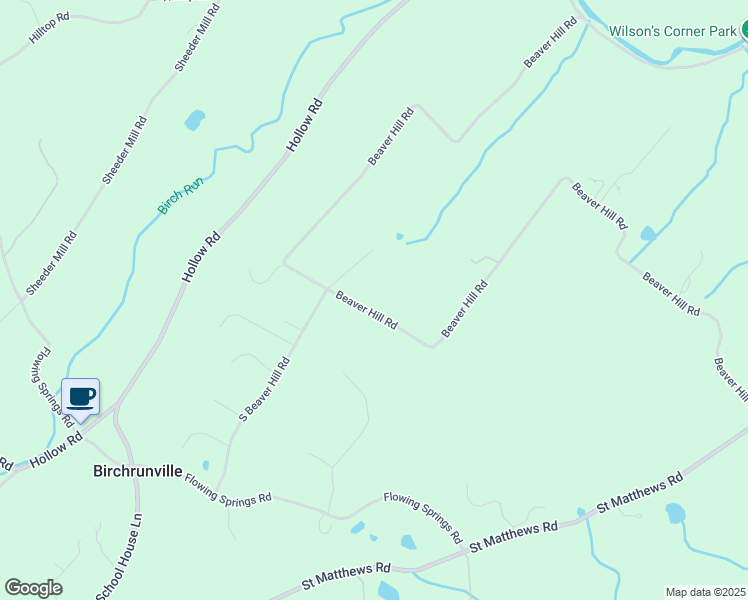 map of restaurants, bars, coffee shops, grocery stores, and more near 2239 Beaver Hill Road in Chester Springs